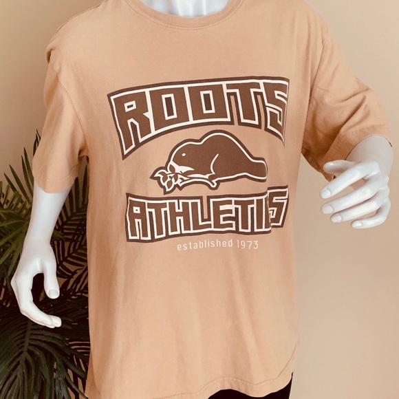 Vintage Roots Athletics Tan Coloured Top - Picture 1 of 8